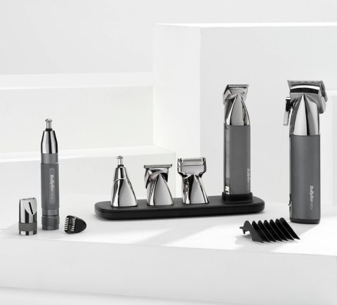 BaByliss E116E trymer higieniczny Szary, Srebrny