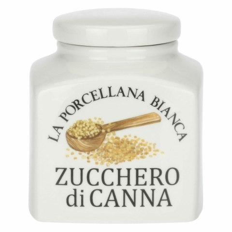 LA PORCELLANA BIANCA CONSERVA Pojemnik na cukier trzcinowy 1.1 ltr LA PORCELLANA BIANCA CONSERVA Pojemnik na cukier trzcinowy 1.1 ltr