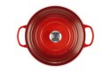Le Creuset Signature Roaster okrągły 28cm wiśniowy