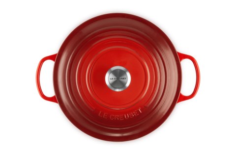 Le Creuset Signature Roaster okrągły 28cm wiśniowy Le Creuset Signature Roaster okrągły 28cm wiśniowy