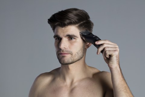 Trymer do włosów Panasonic ER-GC53, na mokro i sucho, 19 kroków długości, precyzyjny co 0.5 mm, czarny