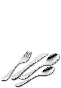 ZWILLING Filou 4 pcs. children's set Zestaw sztućców dla malucha Srebrny
