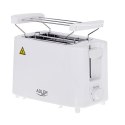 Adler AD 3223 toster 6 2 kaw. 750 W Biały