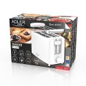 Adler AD 3223 toster 6 2 kaw. 750 W Biały