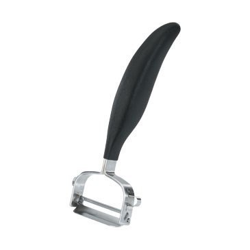 GEFU 13650 obieraczka Owoce i warzywa Obierka w kształcie litery Y Czarny, Srebrny