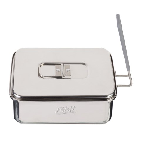 Kuchenka turystyczna Esbit Solid Fuel Cookset 1100 ml - steel Kuchenka turystyczna Esbit Solid Fuel Cookset 1100 ml - steel