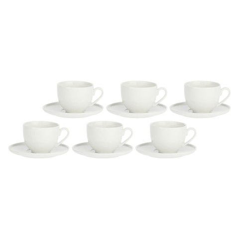 LA PORCELLANA BIANCA CORTE Zestaw 6 filiżanek do kawy ze spodkiem 80ml LA PORCELLANA BIANCA CORTE Zestaw 6 filiżanek do kawy ze spodkiem 80ml