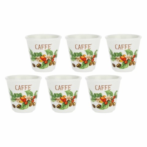LA PORCELLANA BIANCA LIQUORELLI Zestaw 6 kieliszków na likier kawowy 75 ml LA PORCELLANA BIANCA LIQUORELLI Zestaw 6 kieliszków na likier kawowy 75 ml