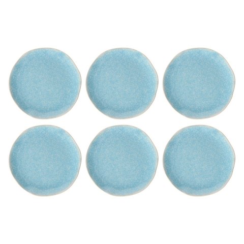 ROSE&TULIPANI CONCERTO FUSE AZZURRO Zestaw 6 talerzy do sałatek 22 cm ROSE&TULIPANI CONCERTO FUSE AZZURRO Zestaw 6 talerzy do sałatek 22 cm