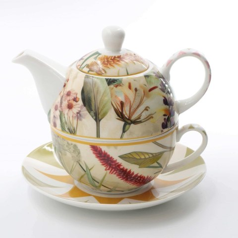 ROSE&TULIPANI MIRABILIA Tea4One ze spodkiem 300 ml, żółty ROSE&TULIPANI MIRABILIA Tea4One ze spodkiem 300 ml, żółty