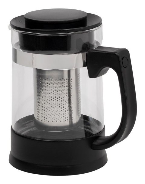 Resto Kitchenware 90512 dzbanek do herbaty Pojedynczy dzbanek 950 ml Czarny, Przezroczysty Resto Kitchenware 90512 dzbanek do herbaty Pojedynczy dzbanek 950 ml Czarny, Przezroczysty