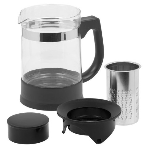 Resto Kitchenware 90512 dzbanek do herbaty Pojedynczy dzbanek 950 ml Czarny, Przezroczysty Resto Kitchenware 90512 dzbanek do herbaty Pojedynczy dzbanek 950 ml Czarny, Przezroczysty
