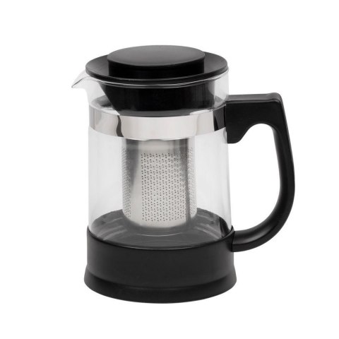 Resto Kitchenware 90512 dzbanek do herbaty Pojedynczy dzbanek 950 ml Czarny, Przezroczysty Resto Kitchenware 90512 dzbanek do herbaty Pojedynczy dzbanek 950 ml Czarny, Przezroczysty