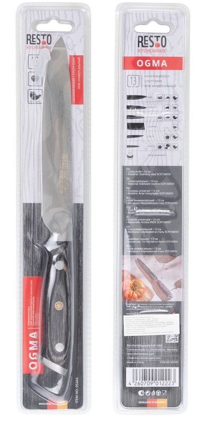 Resto Kitchenware Ogma Stal nierdzewna 1 szt. Nóż uniwersalny Resto Kitchenware Ogma Stal nierdzewna 1 szt. Nóż uniwersalny