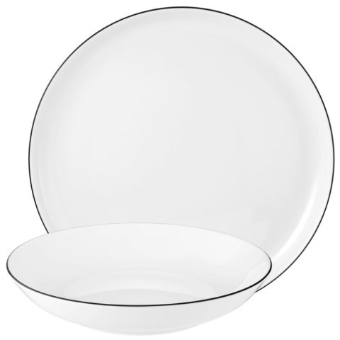 Seltmann Weiden Lido Okrągły Porcelana Biały 12 szt. Seltmann Weiden Lido Okrągły Porcelana Biały 12 szt.