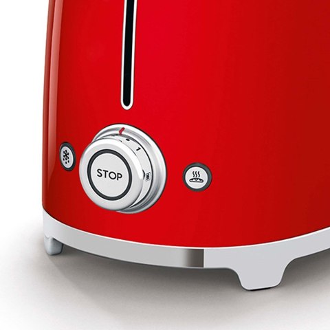 Smeg TSF01RDEU toster 6 2 kaw. 950 W Czerwony Smeg TSF01RDEU toster 6 2 kaw. 950 W Czerwony