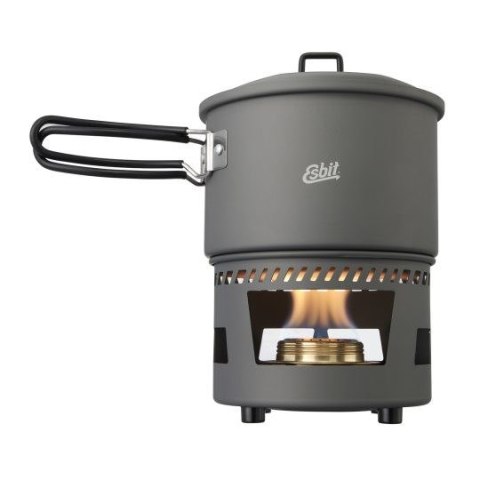 Zestaw turystyczny Esbit Cookset with Alcohol Burner 1500 ml Zestaw turystyczny Esbit Cookset with Alcohol Burner 1500 ml
