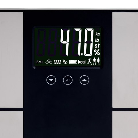 Adler AD 8165 waga Prostokąt Czarny, Szary Elektroniczna waga osobista Adler AD 8165 waga Prostokąt Czarny, Szary Elektroniczna waga osobista