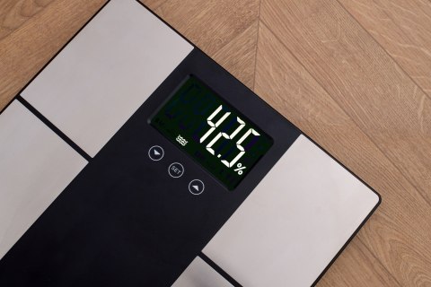 Adler AD 8165 waga Prostokąt Czarny, Szary Elektroniczna waga osobista Adler AD 8165 waga Prostokąt Czarny, Szary Elektroniczna waga osobista