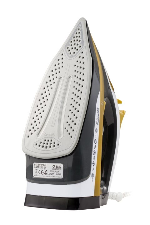 Camry CR 5029 Żelazko parowe Czarny, Żółty 2400 W Camry CR 5029 Żelazko parowe Czarny, Żółty 2400 W
