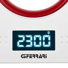 G3 Ferrari G20071 waga kuchenna Czerwony, Biały Blat Prostokąt Elektroniczna waga kuchenna