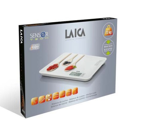 Laica KS5020 waga kuchenna Wielobarwny, Biały Blat Prostokąt Elektroniczna waga kuchenna Laica KS5020 waga kuchenna Wielobarwny, Biały Blat Prostokąt Elektroniczna waga kuchenna
