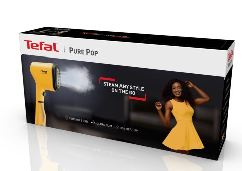 Tefal Pure Pop DT2026 Ręczny parowiec do ubrań 0,07 l 1300 W Żółty Tefal Pure Pop DT2026 Ręczny parowiec do ubrań 0,07 l 1300 W Żółty