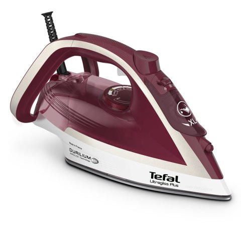 Tefal Ultimate Pure FV6810 Żelazko parowe 2800 W Czerwony, Srebrny Tefal Ultimate Pure FV6810 Żelazko parowe 2800 W Czerwony, Srebrny