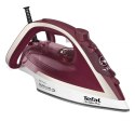 Tefal Ultimate Pure FV6810 Żelazko parowe 2800 W Czerwony, Srebrny