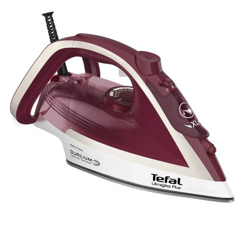 Tefal Ultimate Pure FV6810 Żelazko parowe 2800 W Czerwony, Srebrny Tefal Ultimate Pure FV6810 Żelazko parowe 2800 W Czerwony, Srebrny