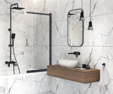 Umywalka ceramiczna nablatowa Deante PEONIA CDE_6U5S Biała Umywalka ceramiczna nablatowa Deante PEONIA CDE_6U5S Biała