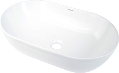 Umywalka ceramiczna nablatowa Deante PEONIA CDE_6U5S Biała Umywalka ceramiczna nablatowa Deante PEONIA CDE_6U5S Biała