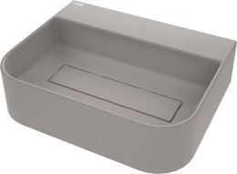Umywalka granitowa nablatowa z miejscem na baterię - z maskownicą