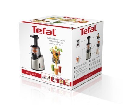 Wyciskarka wolnoobrotowa Tefal ZC255B (200W; kolor srebrny) Wyciskarka wolnoobrotowa Tefal ZC255B (200W; kolor srebrny)