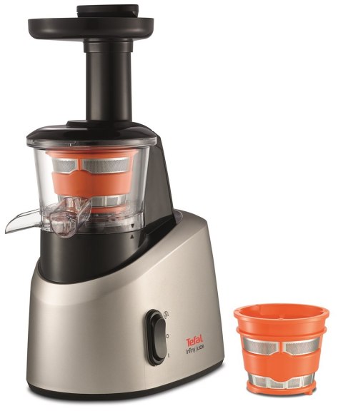 Wyciskarka wolnoobrotowa Tefal ZC255B (200W; kolor srebrny) Wyciskarka wolnoobrotowa Tefal ZC255B (200W; kolor srebrny)