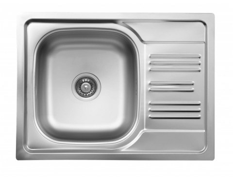 Zlewozmywak stalowy 1-komorowy z ociekaczem ZEX 011A 5908212007365 Zlewozmywak stalowy 1-komorowy z ociekaczem ZEX 011A 5908212007365