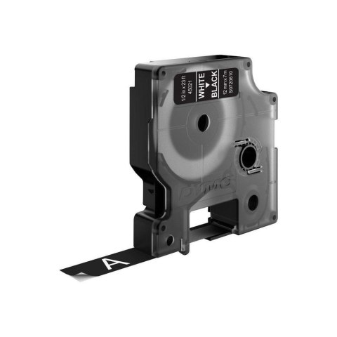 DYMO D1 - Standard Etykiety - Biały na czarnym - 12mm x 7m DYMO D1 - Standard Etykiety - Biały na czarnym - 12mm x 7m