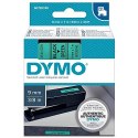 DYMO D1 - Standard Etykiety - Czarny na zielonym - 9mm x 7m