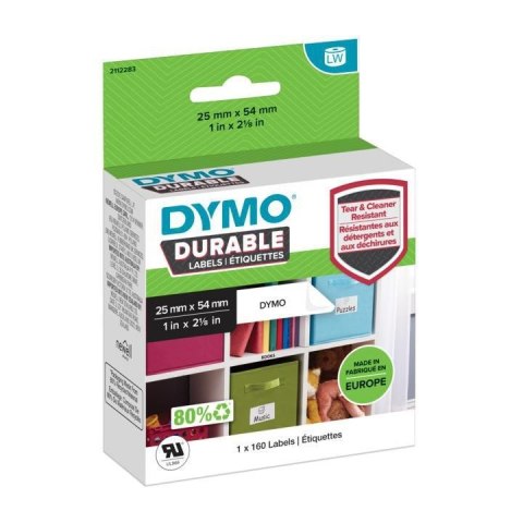 DYMO Durable Biały Samoprzylepne etykiety do drukowania DYMO Durable Biały Samoprzylepne etykiety do drukowania