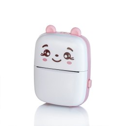 Extralink Mini drukarka termiczna EPP-001 Różowa Bluetooth, USB-C, 1200 mAh, 210 dpi
