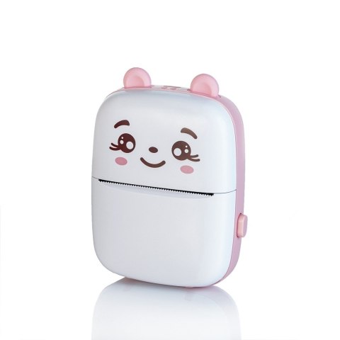 Extralink Mini drukarka termiczna EPP-001 Różowa Bluetooth, USB-C, 1200 mAh, 210 dpi