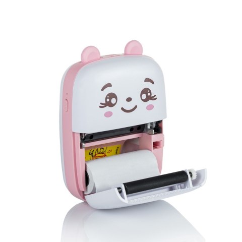 Extralink Mini drukarka termiczna EPP-001 Różowa Bluetooth, USB-C, 1200 mAh, 210 dpi Extralink Mini drukarka termiczna EPP-001 Różowa Bluetooth, USB-C, 1200 mAh, 210 dpi