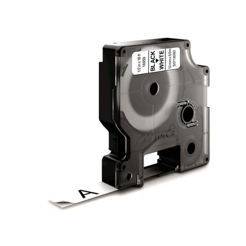 TAŚMA DYMO D1-12MM X 5,5M POLIESTROWA TRWAŁA CZARNY/BIAŁY TAŚMA DYMO D1-12MM X 5,5M POLIESTROWA TRWAŁA CZARNY/BIAŁY