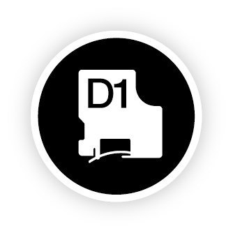 TAŚMA DYMO D1-12MM X 5,5M POLIESTROWA TRWAŁA CZARNY/BIAŁY TAŚMA DYMO D1-12MM X 5,5M POLIESTROWA TRWAŁA CZARNY/BIAŁY