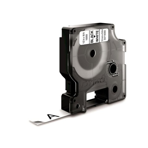 TAŚMA DYMO D1-12MM X 5,5M POLIESTROWA TRWAŁA CZARNY/BIAŁY TAŚMA DYMO D1-12MM X 5,5M POLIESTROWA TRWAŁA CZARNY/BIAŁY