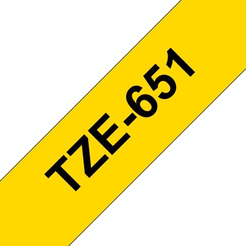 Taśma BROTHER LAMINOWANA 24MM/8M CZARNY NA ŻÓŁTYM Taśma BROTHER LAMINOWANA 24MM/8M CZARNY NA ŻÓŁTYM