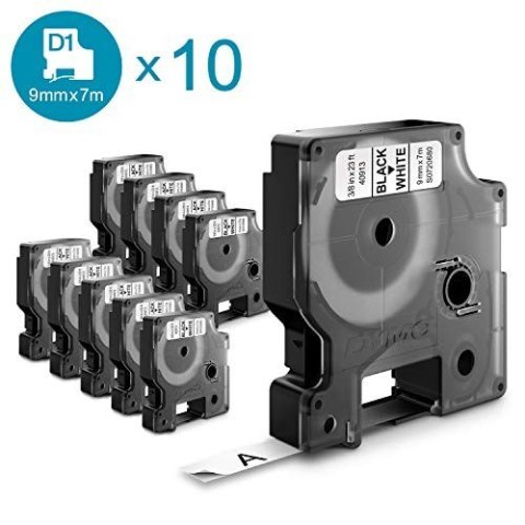 Taśma D1 9x7mm czarna na białym/Advantage Pack 10 szt. Taśma D1 9x7mm czarna na białym/Advantage Pack 10 szt.