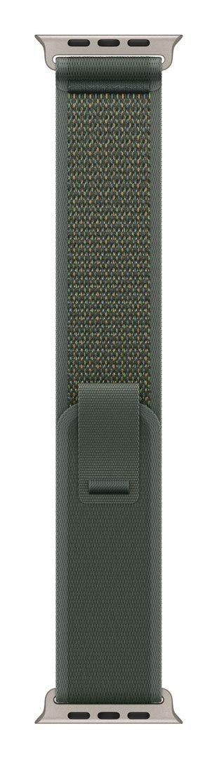 Apple MXTN3ZM/A inteligentne akcesorium osobiste Band Zielony Nylon, Poliester, Spandex, Tytan
