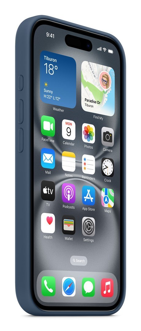 Apple iPhone16 Etui silikonowe z MagSafe - Denim