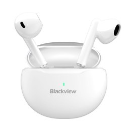 Blackview AirBuds 6 Zestaw słuchawkowy True Wireless Stereo (TWS) Douszny Połączenia/muzyka USB Type-C Bluetooth Biały